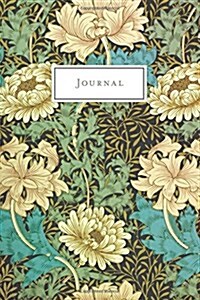 Journal: Vintage Floral Design - Journal, Notebook, Diary (College Ruled) (Paperback)