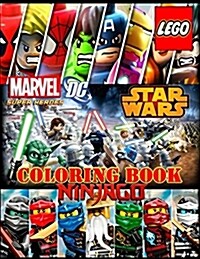 Lego 3 in 1: Coloring Book: Super Heroes (Dc&marvel), Star Wars, Ninjago, Activity Book for Kids and Adults (Paperback)