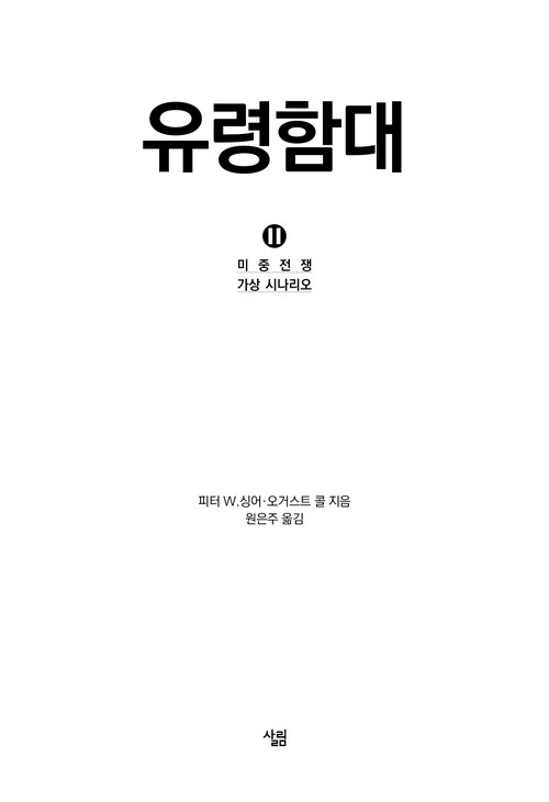 유령함대 2  : 미중전쟁 가상 사나리오