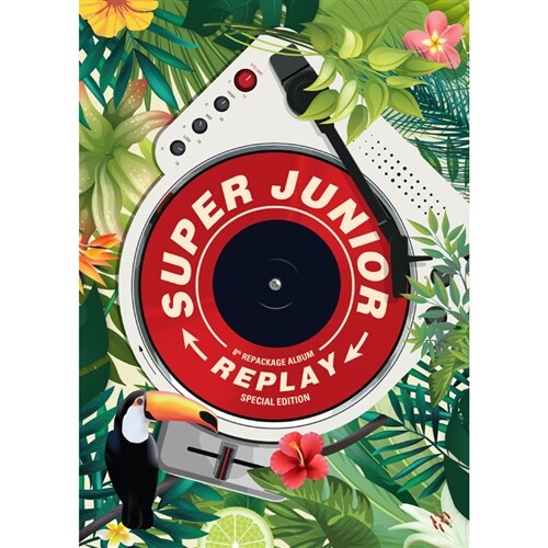 슈퍼주니어 - 정규 8집 리패키지 REPLAY [Special Edition] - 부클릿(120p)+포토카드(2종)