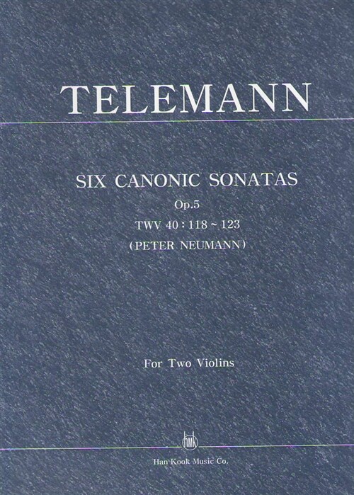 텔레만 2대의 바이올린을 위한 6개의 카논 소나타