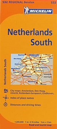 Michelin Netherlands South (Folded)