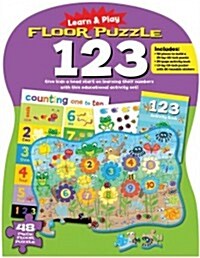 Learn & Play Floor Puzzle 123 (Hardcover)