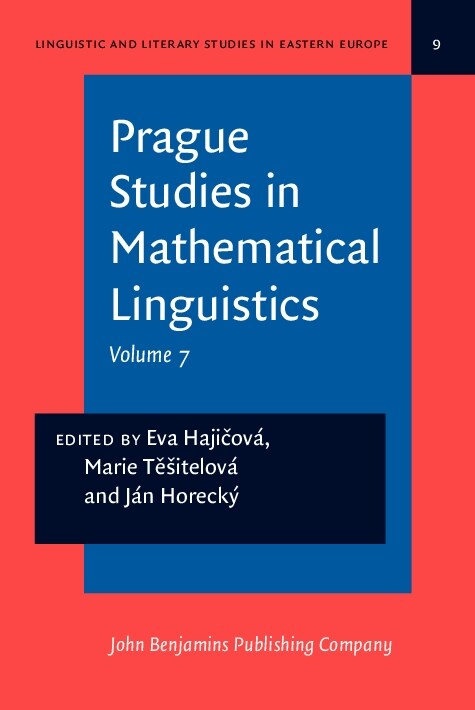 Prague Studies in Mathematical Linguistics (Hardcover)