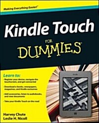 Kindle Touch for Dummies Portable Edition (Paperback, Portable)