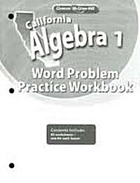 California Algebra 1: Word Problem Practice (Paperback)