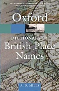 A Dictionary of British Place-Names (Paperback)