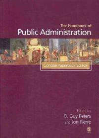 The Sage Handbook of public administration Concise 2nd ed