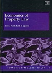 Economics Of Property Law (Hardcover)