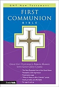 First Communion Bible-GNV-Compact [With Gold Cross Charm on Ribbon Marker] (Imitation Leather, 2)