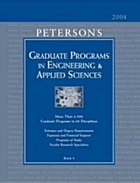 Petersons Graduate Programs in Engineering & Applied Sciences 2008 (Hardcover, 42th)