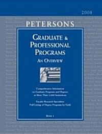 Petersons Graduate & Professional Programs 2008 (Hardcover, 42th)