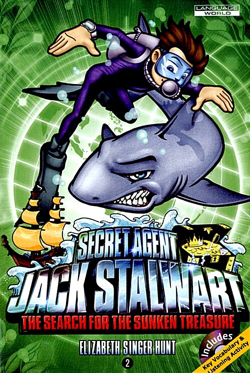 [중고] Jack Stalwart #2 : The Search for the Sunken Treasure - Australia (Paperback + CD 2장, 미국판)