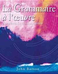 La Grammaire A Loeuvre [With CDROM] (Paperback, 5)