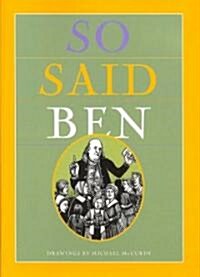 So Said Ben (Hardcover)