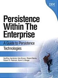 Persistence in the Enterprise: A Guide to Persistence Technologies (Hardcover)