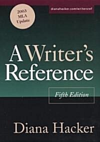 [중고] A Writers Reference (Paperback, 5th, Spiral)