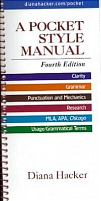 A Pocket Style Manual (Paperback, 4th, PCK, Spiral)