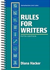 [중고] Rules for Writers (Paperback, 5th)