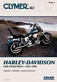 Harley-Davidson FXD Evolution Motorcycle (1991-1998) Clymer Repair Manual (Paperback, 2nd ed.)