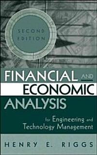 Financial and Economic Analysis for Engineering and Technology Management (Hardcover, 2)