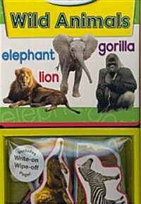 Wild Animals Play & Learn Foam Puzzle Book (Board Book)