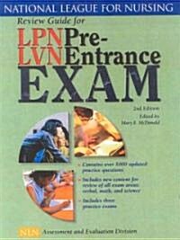 Review Guide for Lpn Lvn Pre-Entrance Exam (Paperback, 2nd)