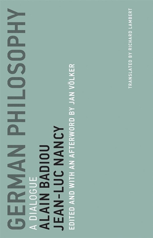 German Philosophy: A Dialogue (Paperback)