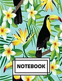 Notebook: Cute Birds: Journal Diary, Lined pages (Composition Notebook Journal) (8.5 x 11) (Paperback)