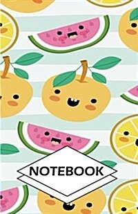 Notebook: Orange 3: Small Pocket Diary, Lined pages (Composition Book Journal) (5.5 x 8.5) (Paperback)