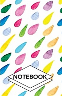 Notebook: Drip color: Small Pocket Diary, Lined pages (Composition Book Journal) (5.5 x 8.5) (Paperback)