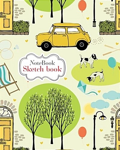Notebook Sketchbook: Cute Summer Aloha Cover: Notebook Sketchbook, Paper Book for Sketching, Drawing, Journaling & Doodling (Sketchbooks), (Paperback)