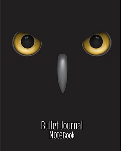 Bullet Journal Notebook: Black Owls Cover: Notebook Dot-Grid: Bullet Journal Notebook for Journaling, Doodling, Creative Writing, School Notes, (Paperback)