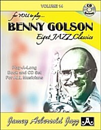 Jamey Aebersold Jazz -- Benny Golson, Vol 14: Eight Jazz Classics, Book & 2 CDs (Paperback)