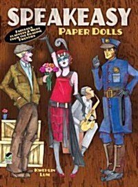 Speakeasy Paper Dolls: Fabulous Flappers and More from the Roaring Twenties (Paperback, Green)