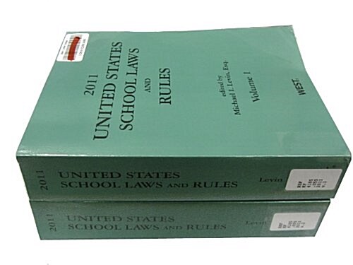 United States School Laws and Rules 2011 (Paperback)