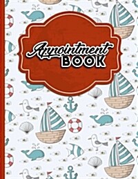 Appointment Book: 4 Columns Appointment Notebook, Best Appointment Scheduler, My Appointment Book, Cute Navy Cover (Paperback)