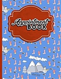 Cute Winter Skiing Appointment Book (Paperback, GJR)