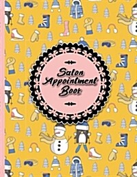Cute Winter Skiing Salon Appointment Book (Paperback, GJR)