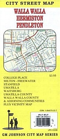 Walla Walla, Washington/Hermiston & Pendleton, Oregon (Map, FOL)