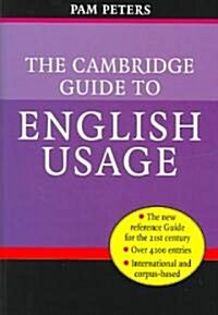The Cambridge Guide to English Usage (Hardcover)