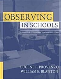 Observation In Schools (Paperback)