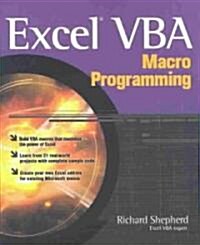 Excel VBA Macro Programming (Paperback)