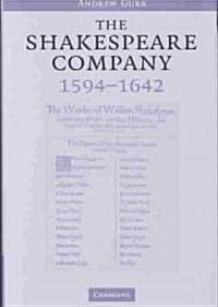 The Shakespeare Company, 1594–1642 (Hardcover)