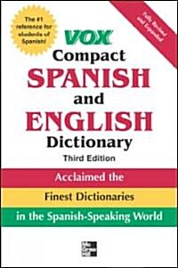 Vox Compact Spanish and English Dictionary, Third Edition (Paperback) (Paperback, 3)