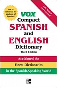 Vox Compact Spanish and English Dictionary (Vinyl-bound, 3, Revised)