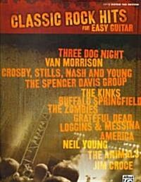 Classic Rock Hits for Easy Guitar (Paperback)