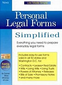 Personal Legal Forms Simplified (Paperback, CD-ROM)
