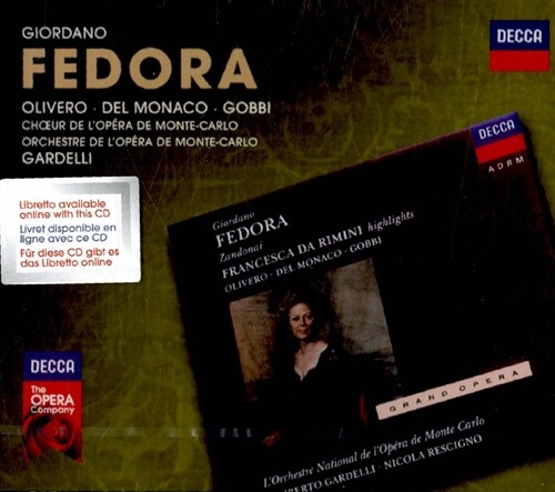 [수입] 조르다노 : 페도라 [2CD]