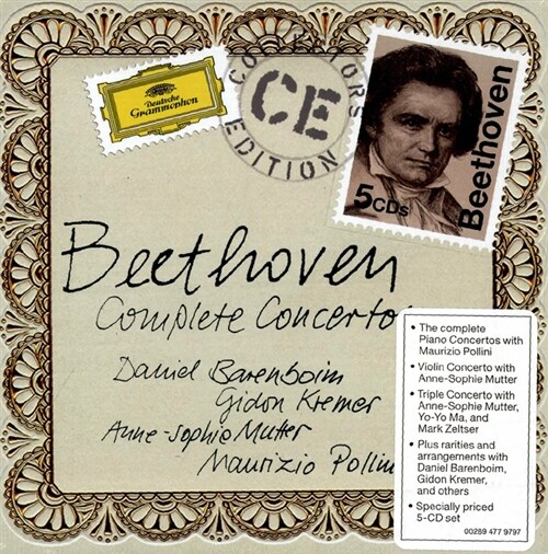 [수입] 베토벤 : 협주곡 전곡 [5CD]